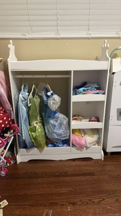 Princess Dress Up Storage Closet