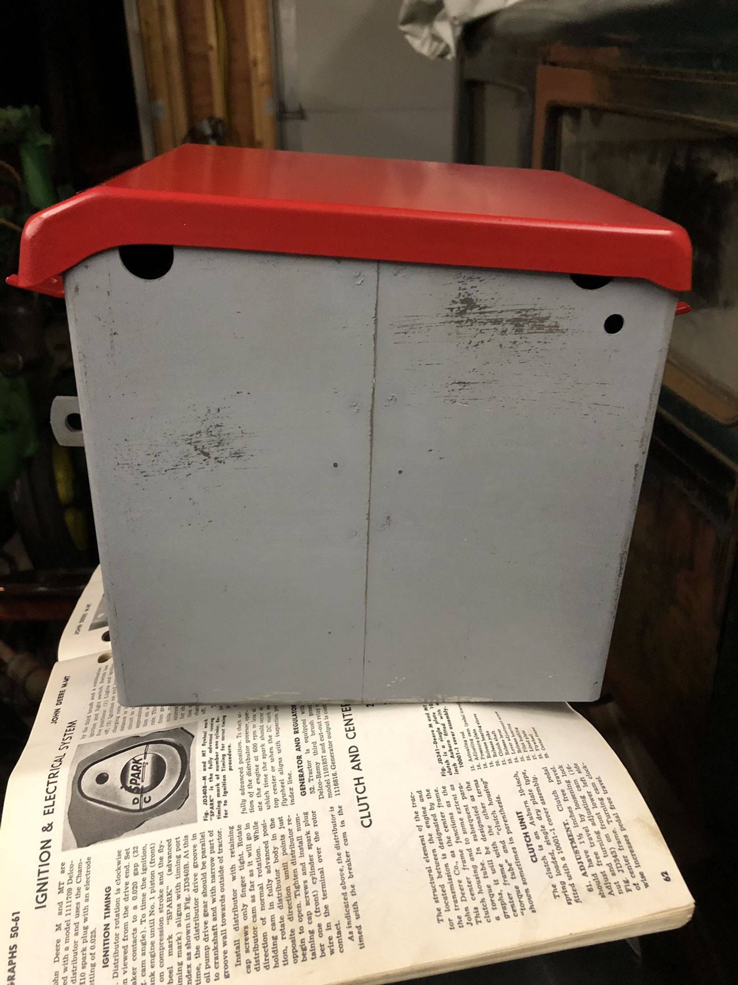 Farmall h battery box