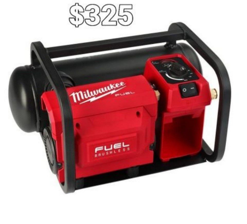 MILWAUKKE M18 Fuel 18-Volt Lithium-Ion Brushless Cordless 2 Gal. Electric Compact Quiet Compressor (Tool-Only)