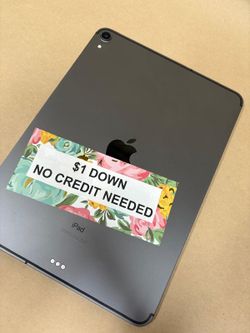 Apple IPad Pro 11inch 1st Gen Tablet - Only $1 Today Pay The Rest Later! 