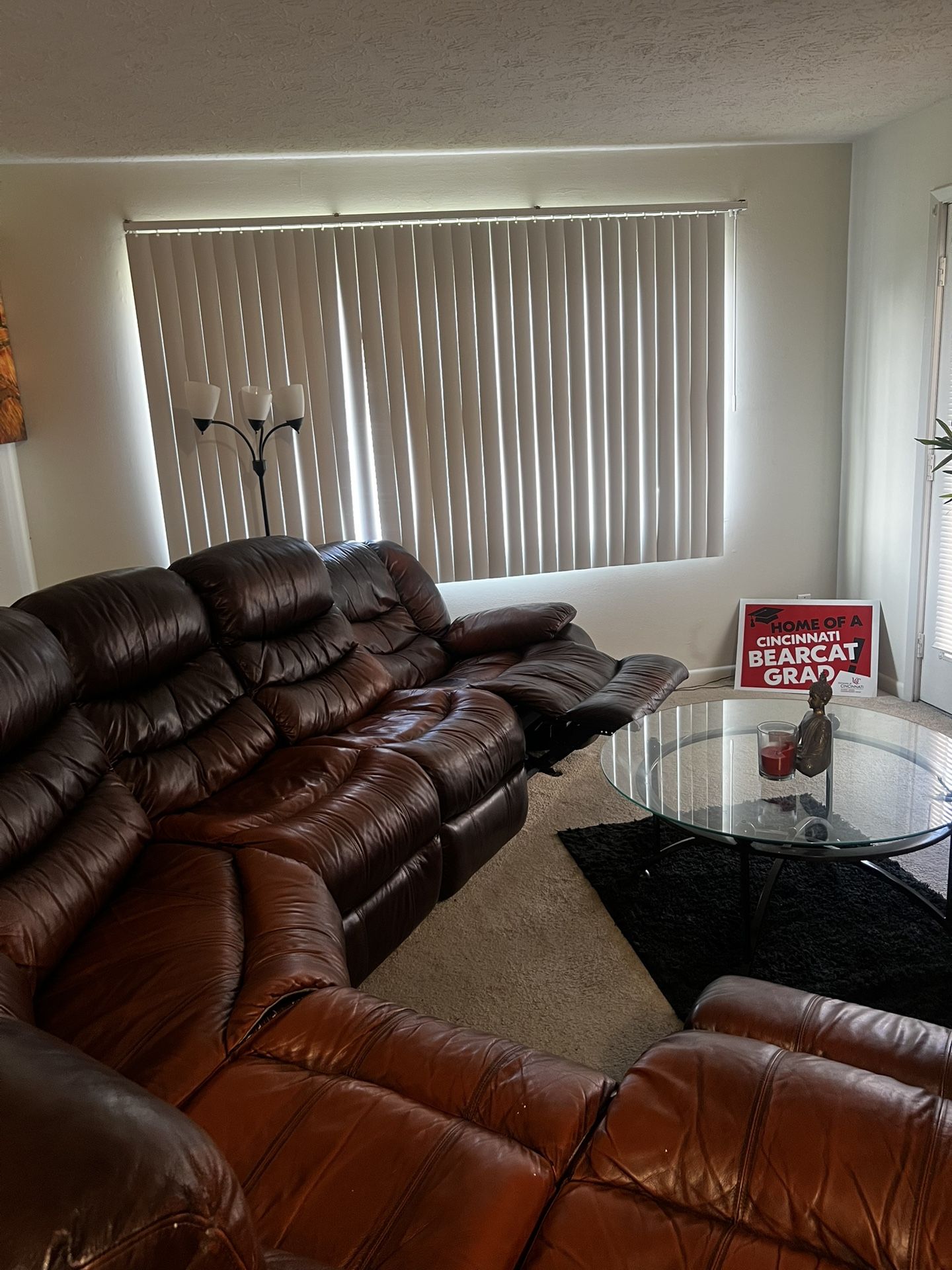 8 Seat Sectional With Reclining Seats For Sale