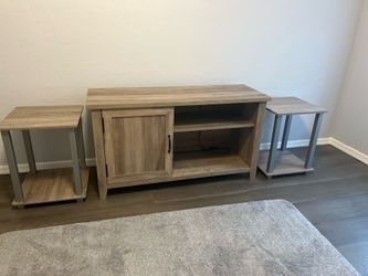 Tv stand with end tables