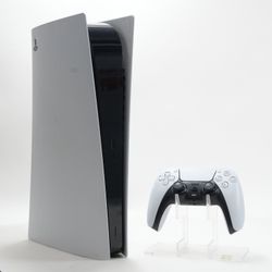 Sony PlayStation 5 Digital PS5 825GB White Console Gaming System Only CFI-1015B