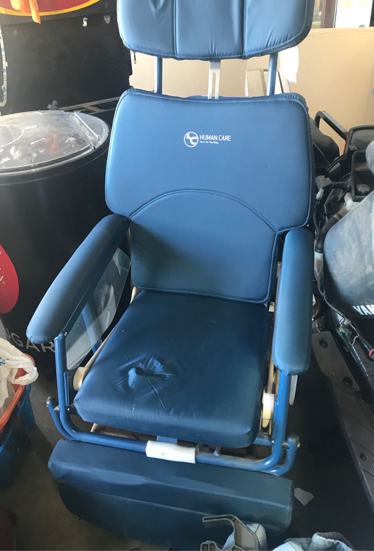 Medical chair recliner on wheels wheelchair