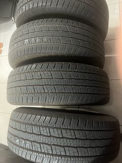 275/60/20. Four used general grabber Tires please read description great