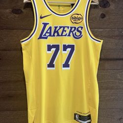 Luka Doncic Authentic Nike Icon Edition Lakers Jersey NWT w/"bibigo" Patch 2025