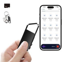 64GB Voice Activated Recorder - Recording Device with 1600H Long Duration Vioce Recorder for Lecture & Meeting - HD Audio Recorder Supporting MP3/WAV 