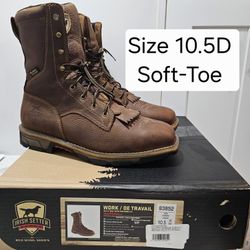 Red Wings Irish Setter Soft Toe Work Boots Size 10.5 