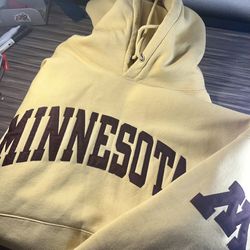 Premium Minnesota yellow hoodie