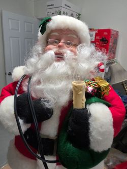 Animated Santa Claus Christmas Decoration
