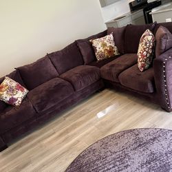 Purple 2 Piece Sectional For Sale !!!
