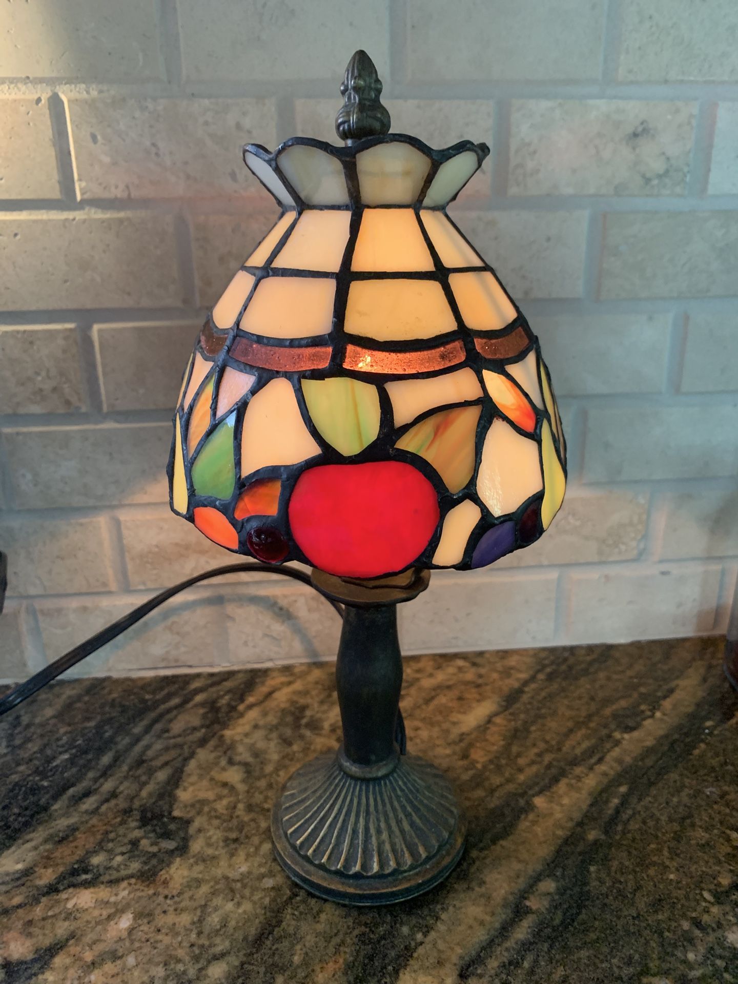 Vintage Tiffany Style Small Lamp