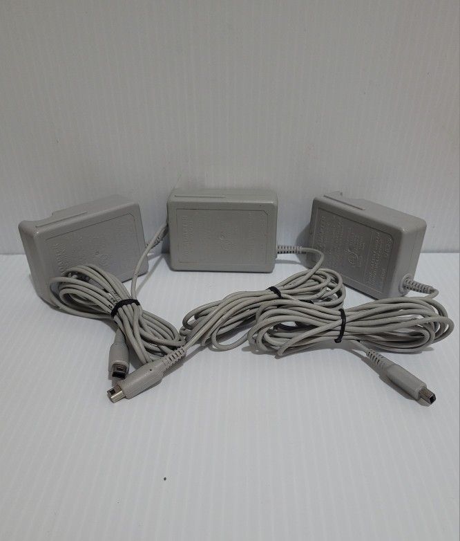 Nintendo AC Adapter Charger WAP-002 for DSi Lot Of 3