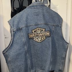 Harley Davidson Jean vest