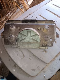 Rear license plate holder