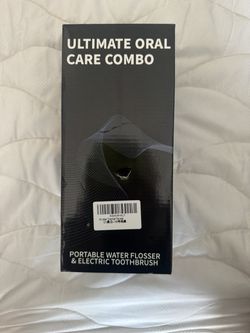 Ultimate Oral Care Combo – Cordless Water Flosser + Electric Toothbrush (New)