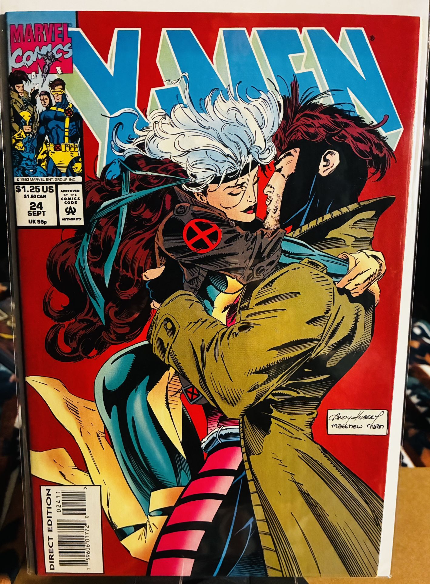 Marvel Comics #24A X-Men, Vol. 1 Digging Deeper, Between Hope And Sorrow Classic cover art by Andy Kubert🔑