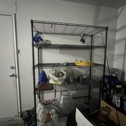 Storage  Shelf With Wheels 