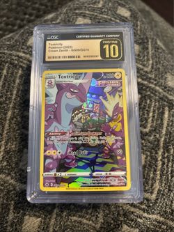 2023 Toxtricity Crown Zenith-GG09/GG70 Galarian Gallery-Holo CGC Pristine 10