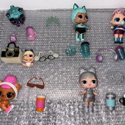 Lol Glitter Globe Dolls & Pet Bundle