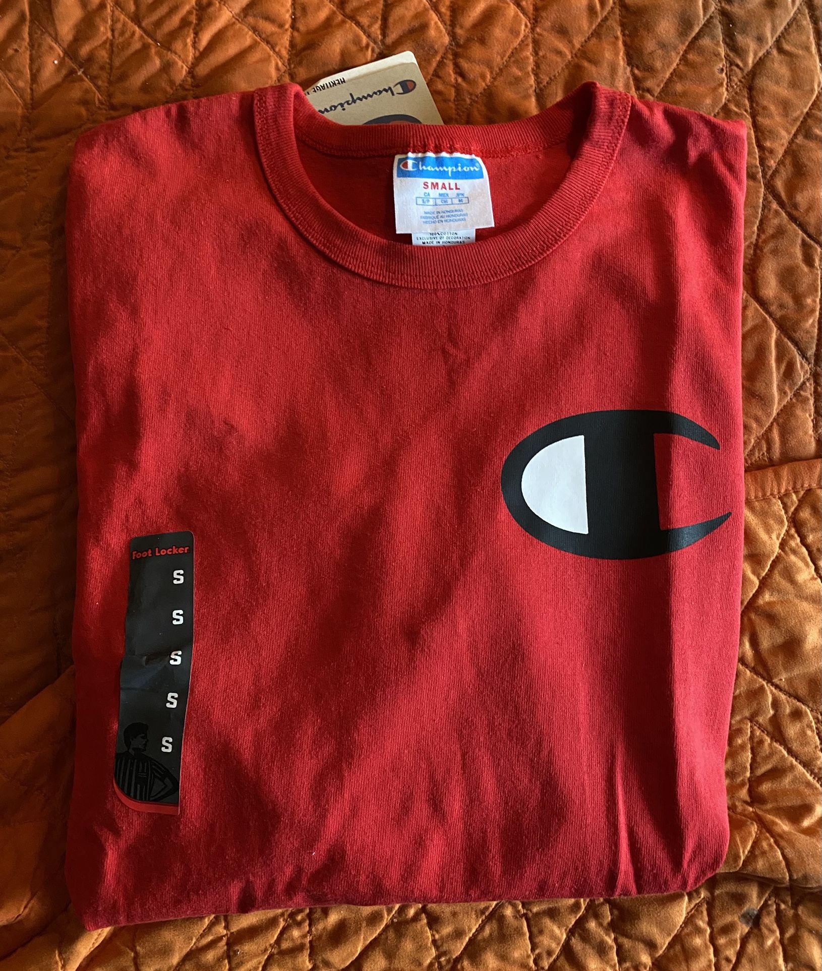 Champion Men's Classic Long Sleeve T-Shirt Size Small Brand New With Tags!