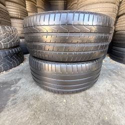255/40/21 Pirelli Pzero 60%+ Tread (2)
