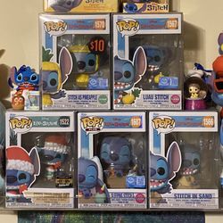 5 Stitch Funko Pops