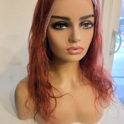 Reddish Brown 19in Lace Front Wig HH