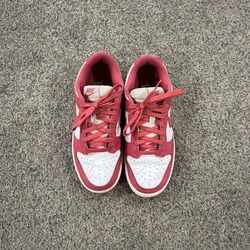 Nike Dunk Low Archeo Pink DD1503-111 Womens Size 8 White Pink Sneakers