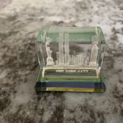 Glass NYC Decoration