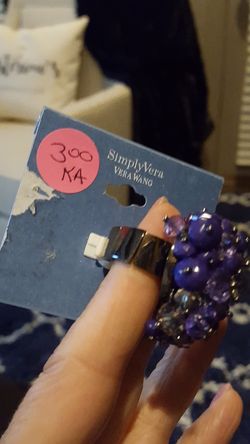 Purple new stretch ring