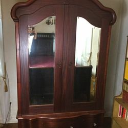 Antique Bonnet Top Armoire, $450 Quick Sale Feb 1-8 ONLY! 
