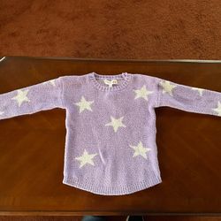 NEW with Tags Girls Purple Sweater- M