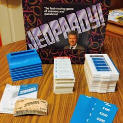 Vintage 1992 Tyco Jeopardy! Board Game (Alex Trebek)