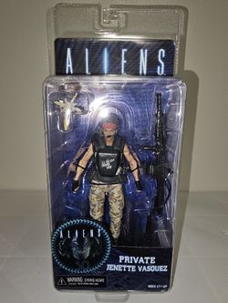 Private Jenette Vasquez SPACE MARINES figure ALIENS  Toys NECA