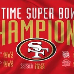 49ers Flag 5ftx3ft $20 Firm On Price 