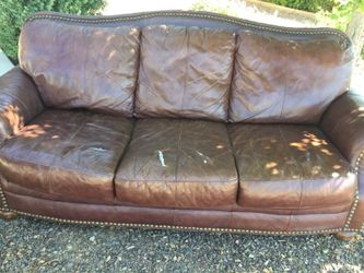 Leather couch