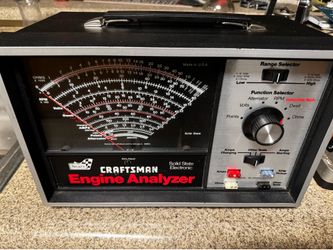Craftsman engine analyzer Actron timing light
