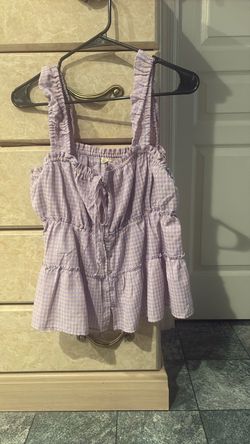 Ruffle Tank Tops/blouse