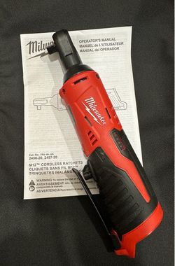 Milwaukee M12 3/8 Ratchet (new)