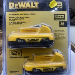 Dewalt Original 2 Pack Dcb124-2