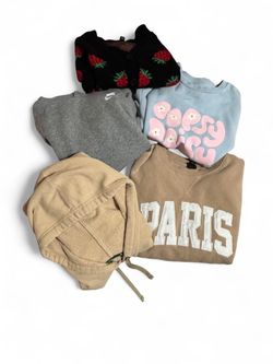 Sweatshirt & Hoodie Bundle | Nike, Art Class & Tek Gear | 5 Pieces | Sizes S–L