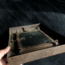 Antique Heavy Rustic  Steel Mirror 