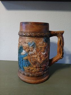 60's Japan Giant Ceramic Tankard 2 Gallons