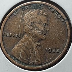 1923 Penny Very Beautiful Coin 