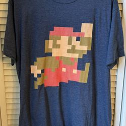 Disney Pixar Super Mario Bros. T Shirt, Size Large.