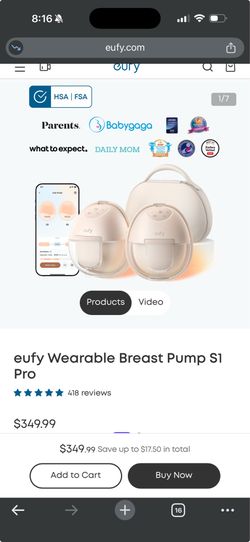 Eufy S1 Pro Wearable Breast Pump