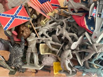 Collection of Vintage Toy Soldiers