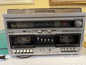 Vintage Realistic Clarinette  Record Player 120 Model 13-1224 Working Condition! Am Fm Dual Cassette Music System 