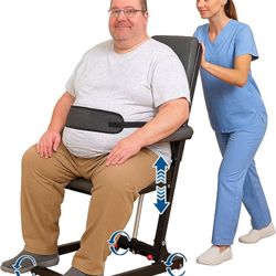 165 Electric Floor Lift Indoor Movable Chair Lift for Elderly Falls, Devices to Lift Elderly Off Floor with 4 Wheels, Lift Chair with Max Capacity 500